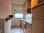 VIE-Dülken: Dachgeschosswohnung mit Loggia in Südlage, schönem Fernblick, Aufzug und Einbauküche - Küche mit Waschmaschine