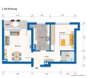 MG-Odenkirchen: Eigentumswohnung im 2. Obergeschoss, vermietet ohne Garage mit Gartennutzung - Grundriss Wohnung